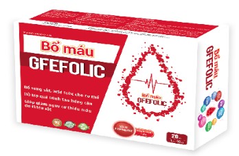 Thực phẩm Gfefolic bổ máu
